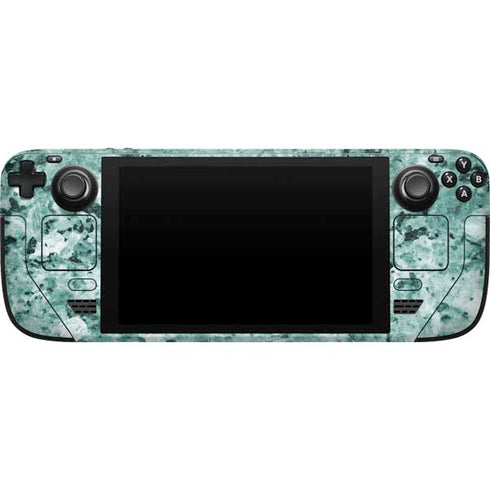 Graphite Turquoise Steam Deck Handheld Gaming Computer Skin